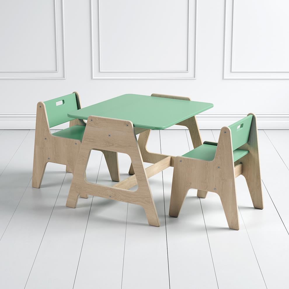 Cotable Masa Takımı, Mint Kategorisiz Woody&Happy