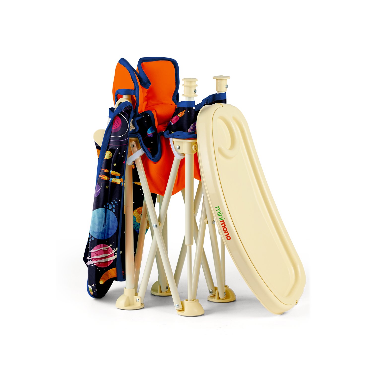 Minimono PlusUp Tenteli Portatif  Mama Sandalyesi, Uzay Kategorisiz Minimono