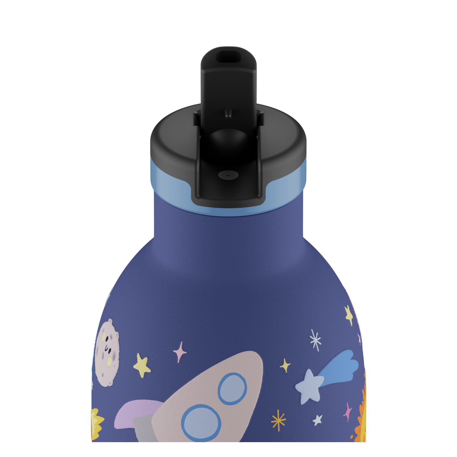 24Bottles Kids Bottle Pipetli Paslanmaz Çelik Termos 330 ml, Space Friends Kategorisiz 24Bottles