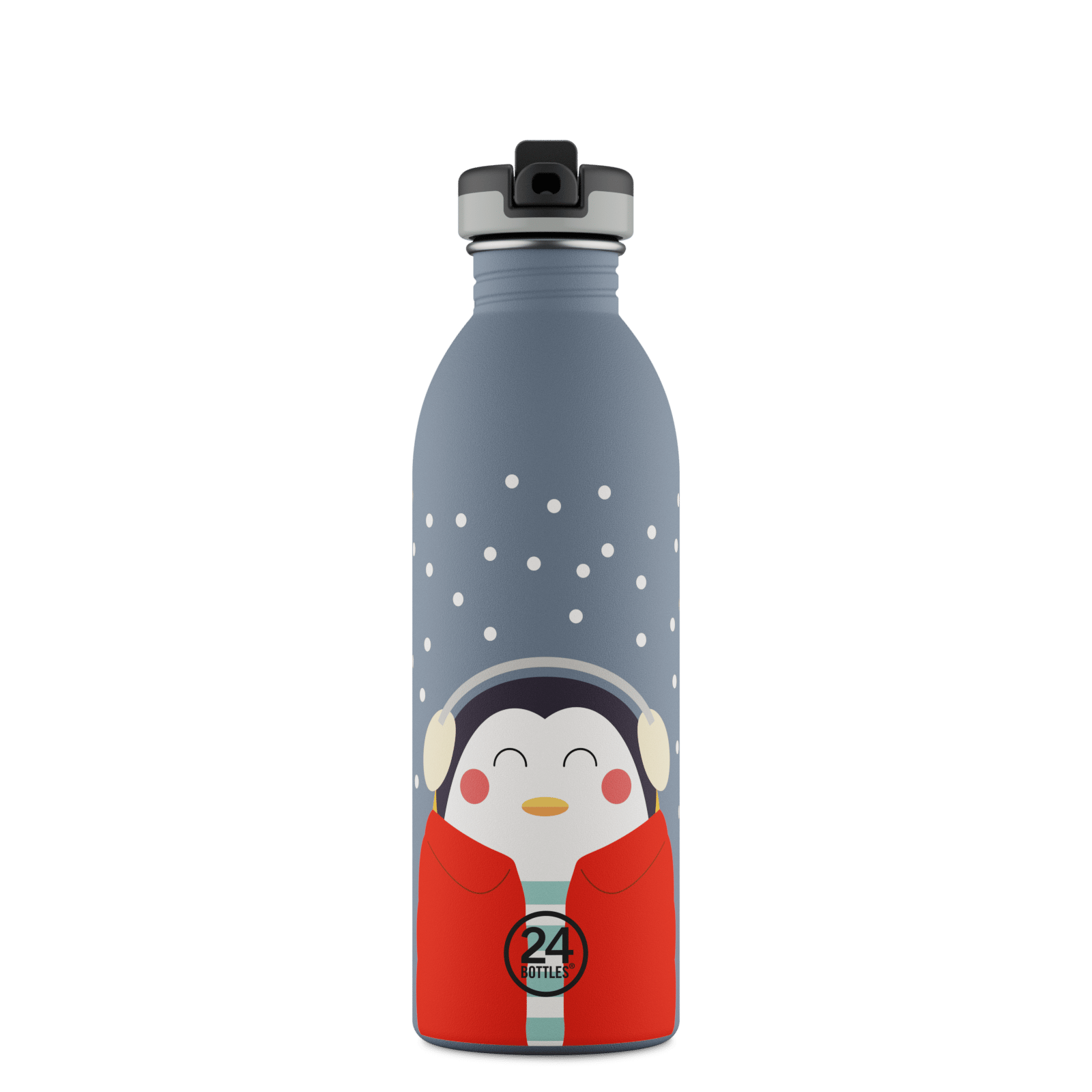 24Bottles Kids Bottle Paslanmaz Çelik Çocuk Su Matarası 500 ml, Happy Penguin Kategorisiz 24Bottles
