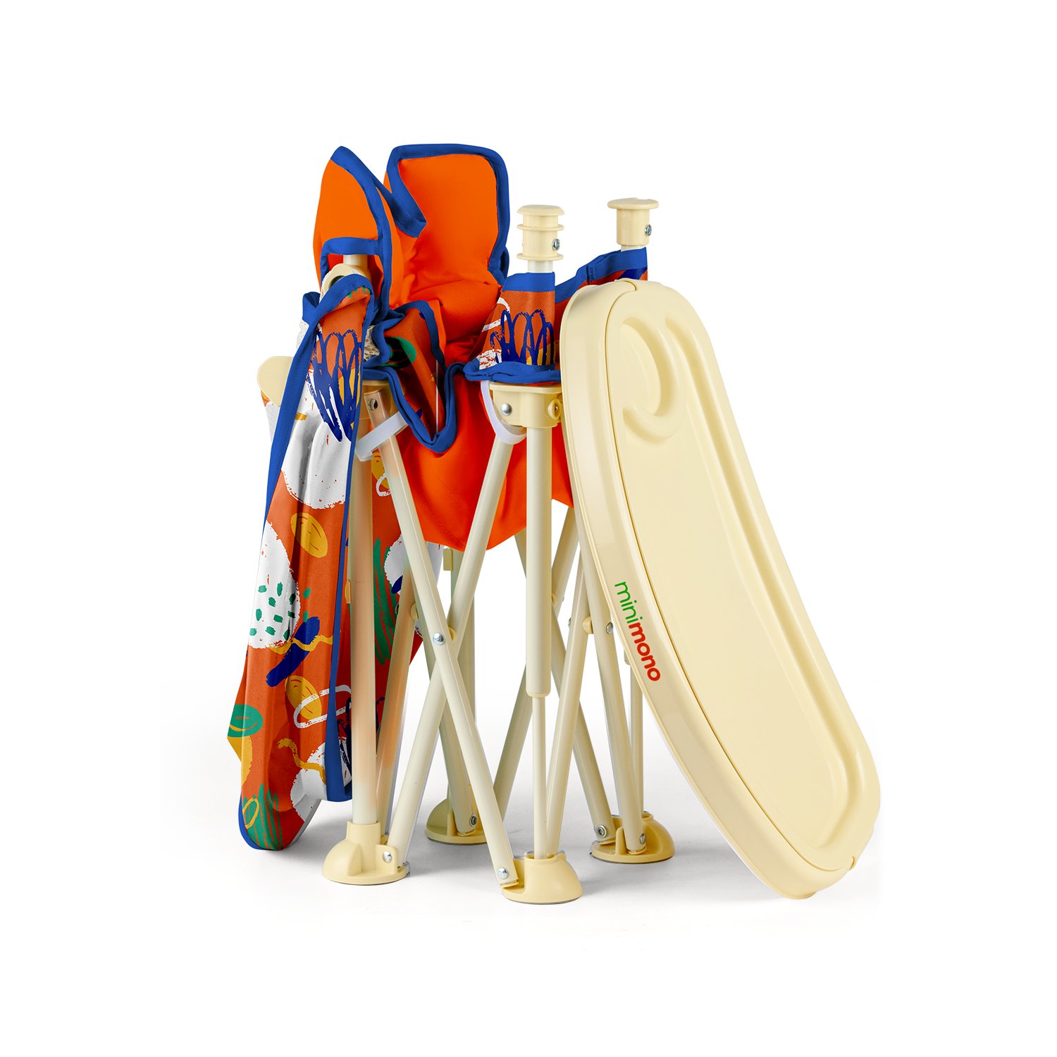 Minimono PlusUp Tenteli Portatif  Mama Sandalyesi, Tuval Kategorisiz Minimono