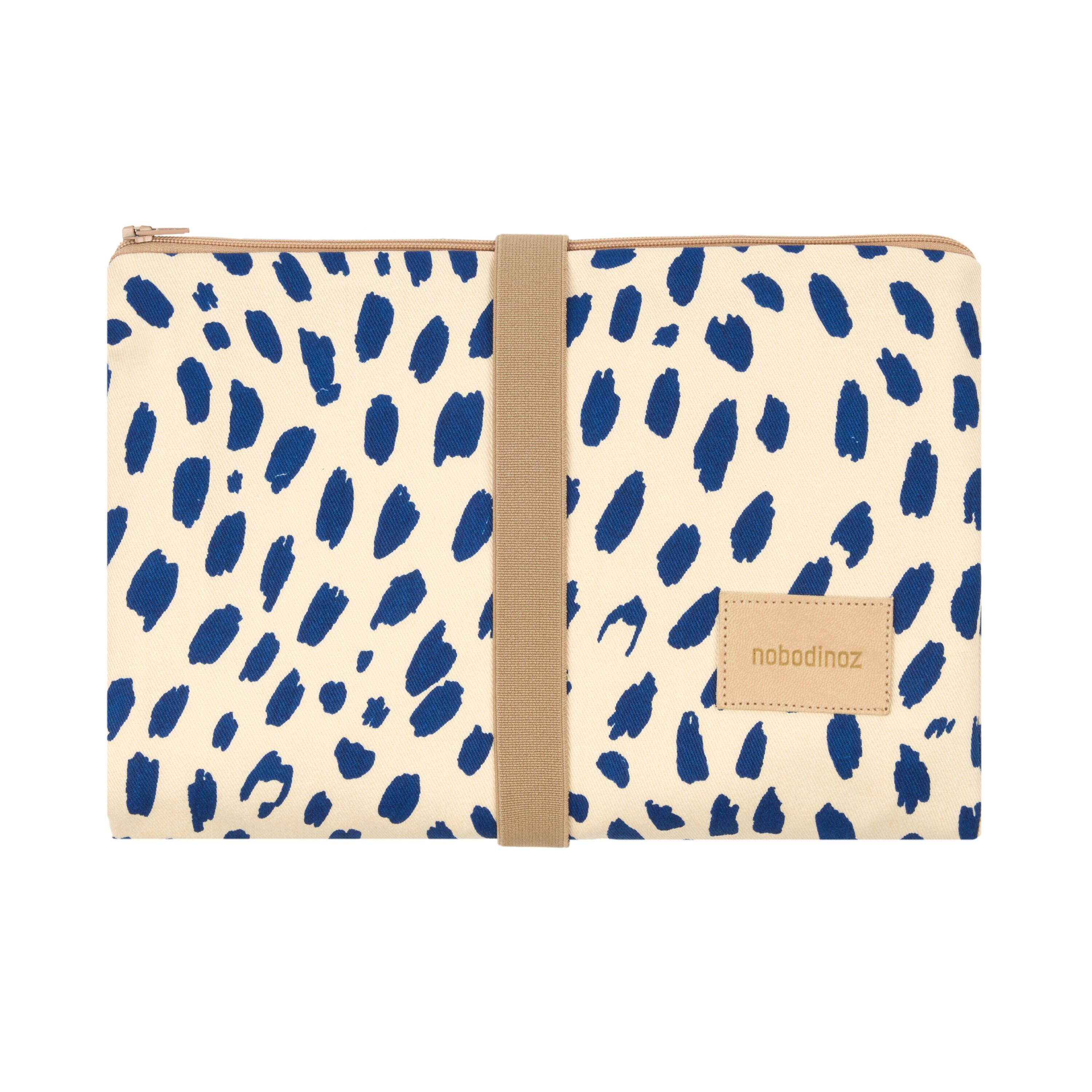 Hyde Park Su Geçirmez Alt Değiştirme Matı, Leonie Blue Alt Açma Minderi NOBODINOZ