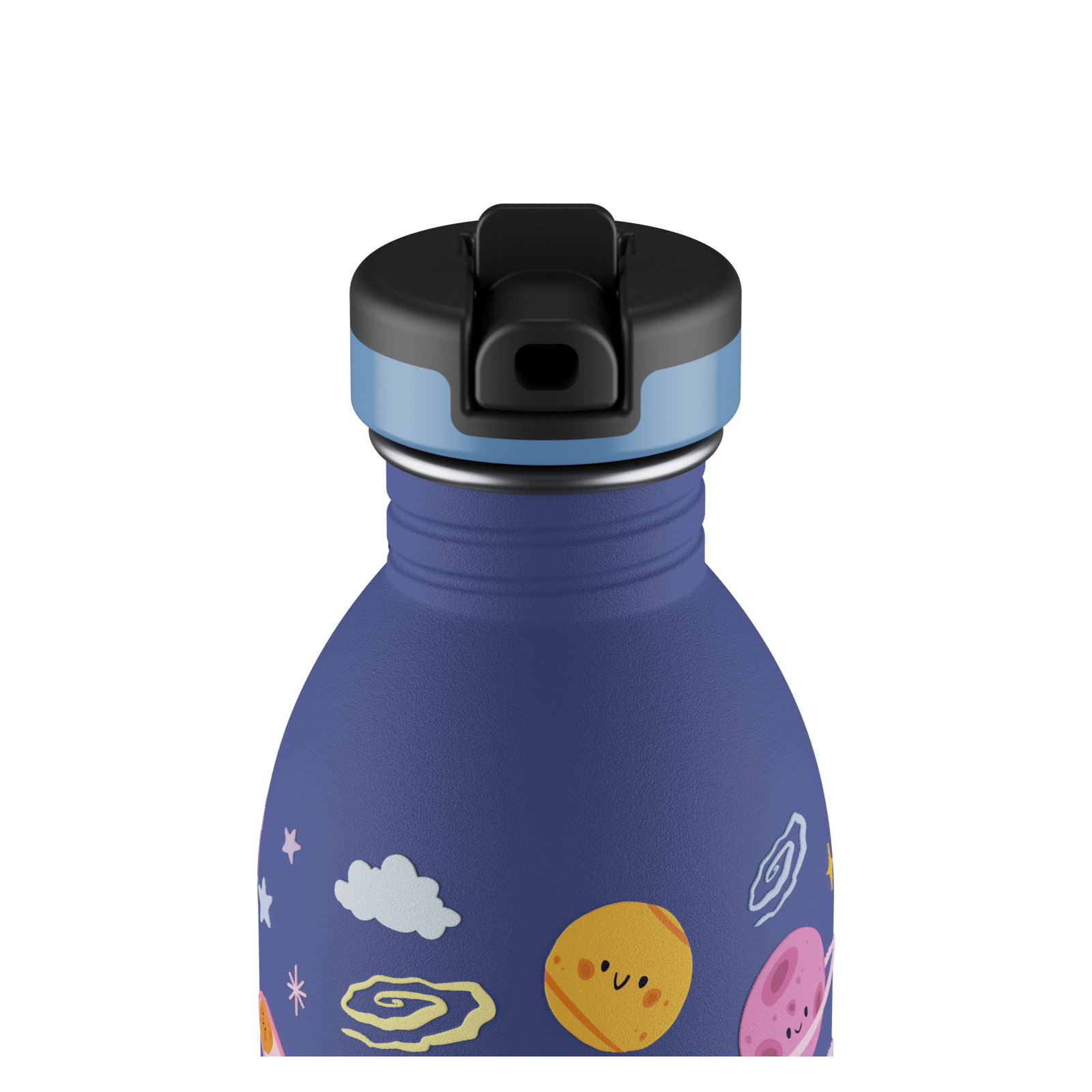24Bottles Kids Bottle Pipetli Paslanmaz Çelik Çocuk Su Matarası 500 ml, Space Friends Kategorisiz 24Bottles