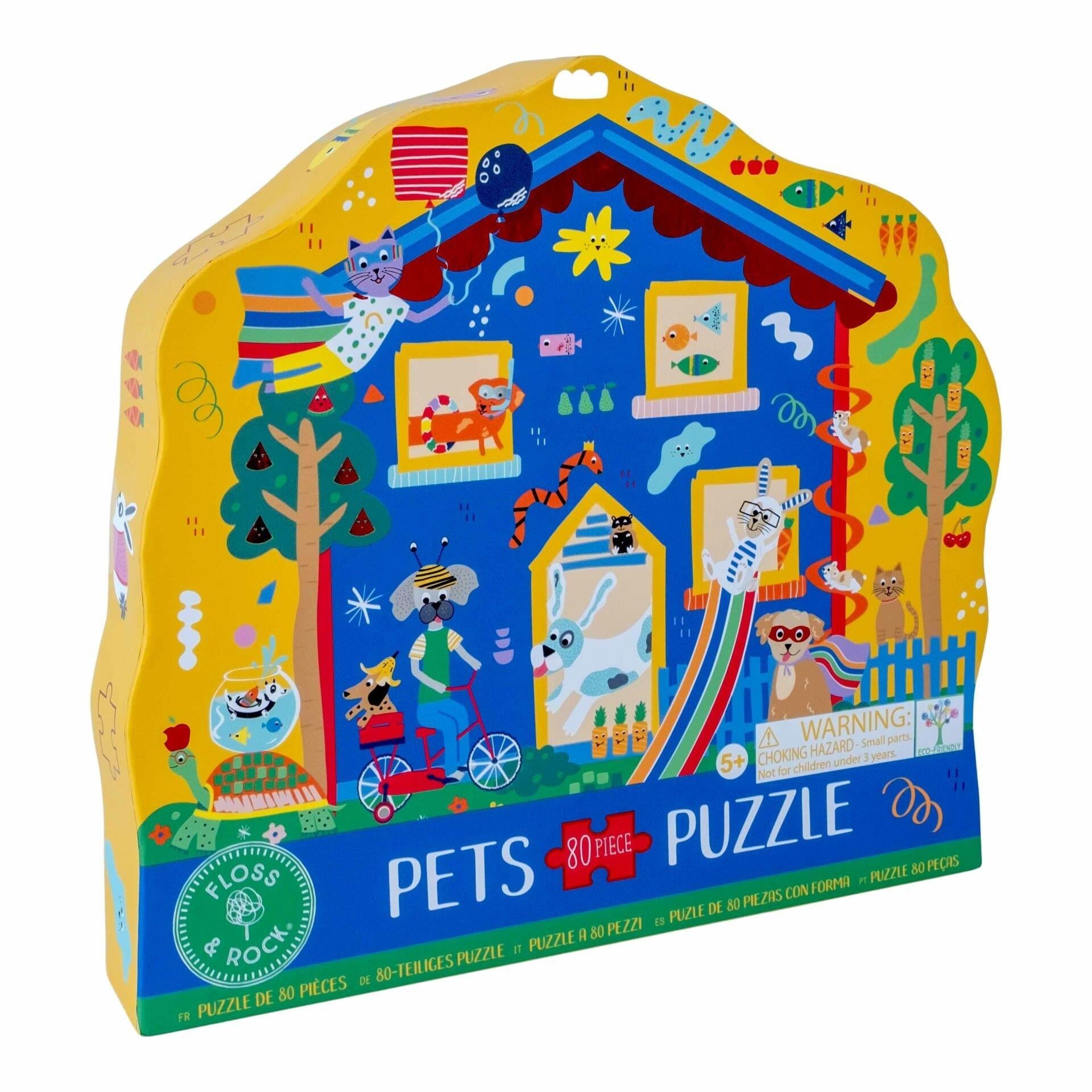 80 Parça ‘’Evcil Hayvan Evi ’’ Şekilli Yap – Boz / Pets *YENİ*