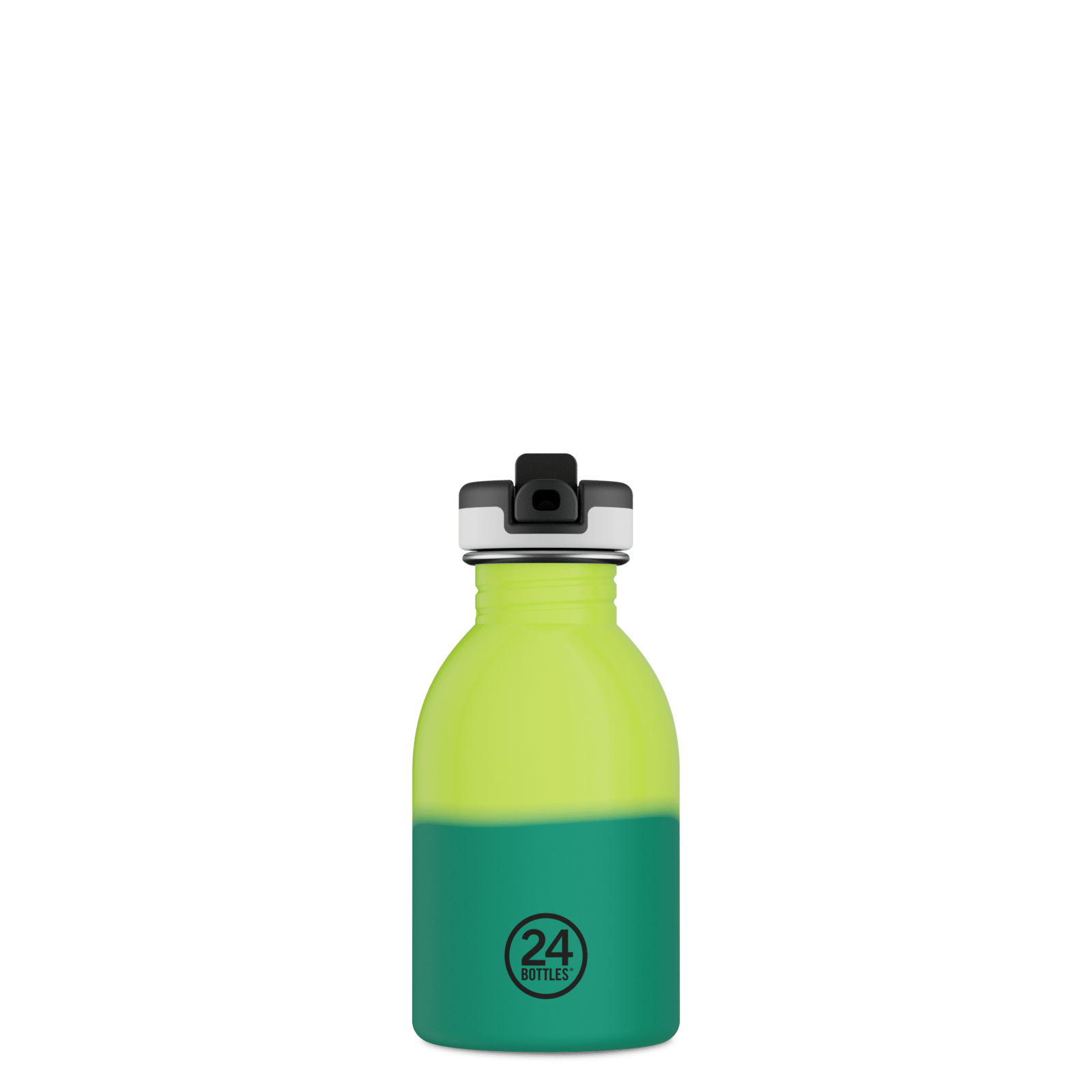 24Bottles Kids Bottle Paslanmaz Çelik Çocuk Su Matarası 250 ml, Reactive Sarı/Yeşil Kategorisiz 24Bottles