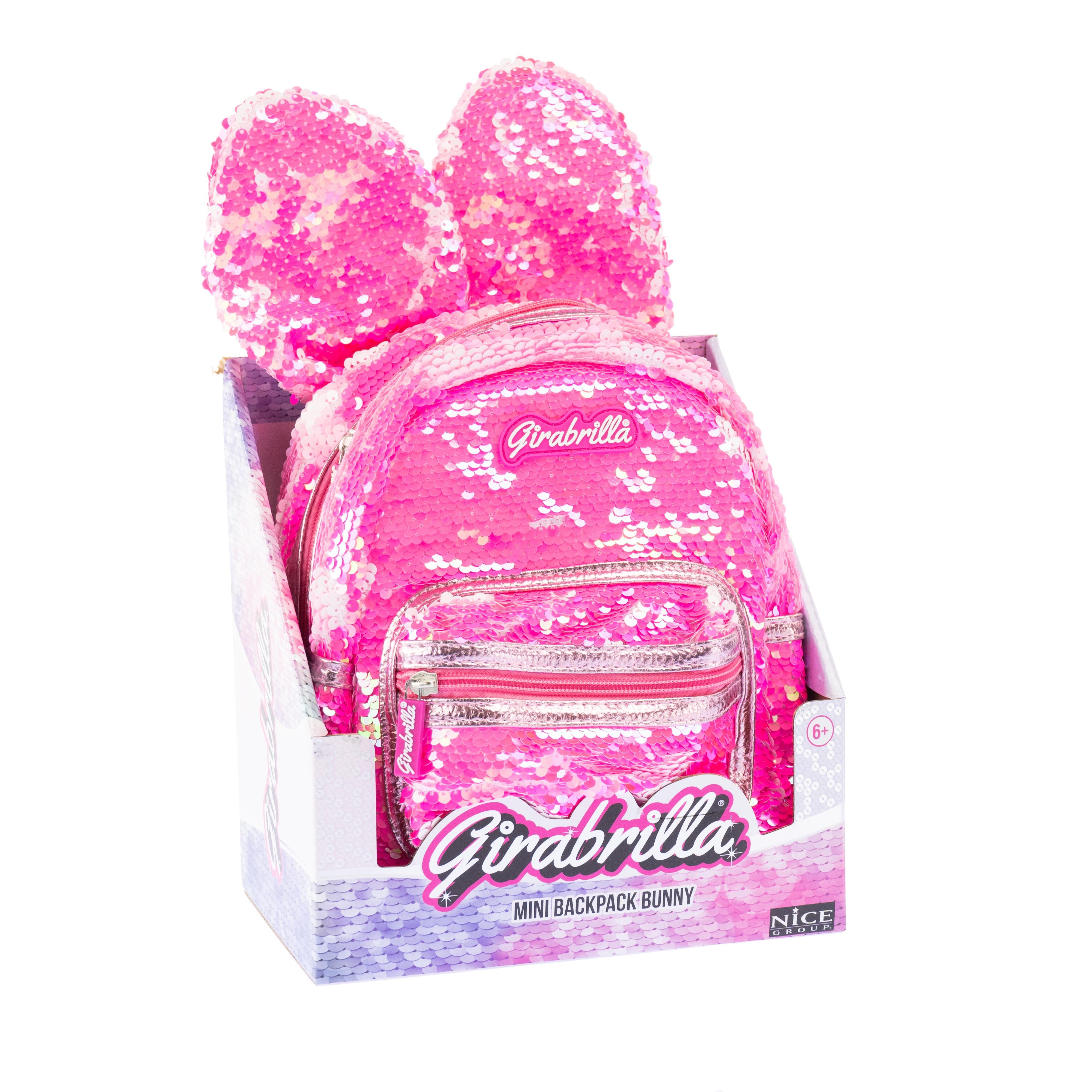 Payetli Sırt Çantası Tavşan, Fuşya Kategorisiz Girabrilla