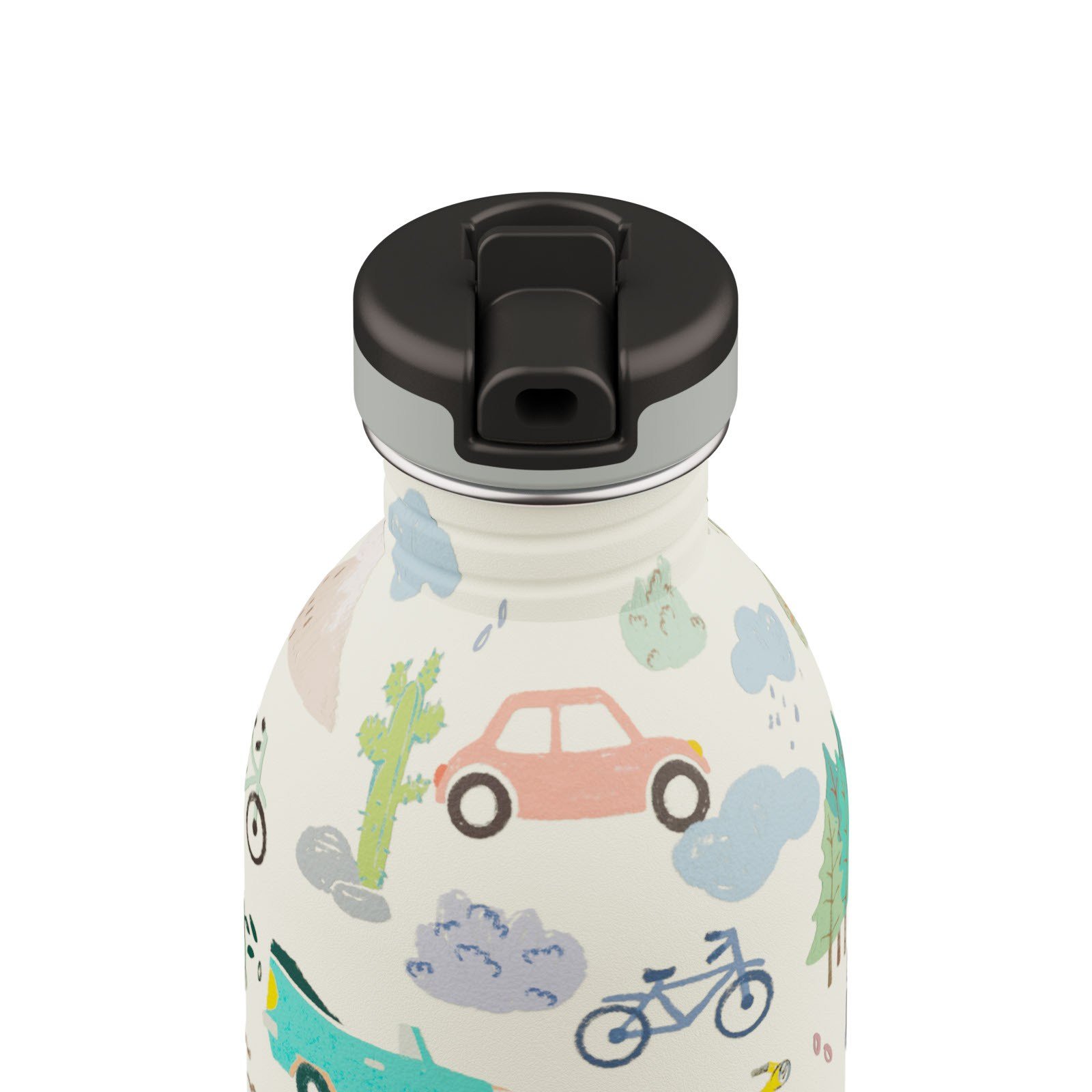 24Bottles Kids Bottle Pipetli Paslanmaz Çelik Çocuk Su Matarası 250 ml, Adventure Friends Kategorisiz 24Bottles