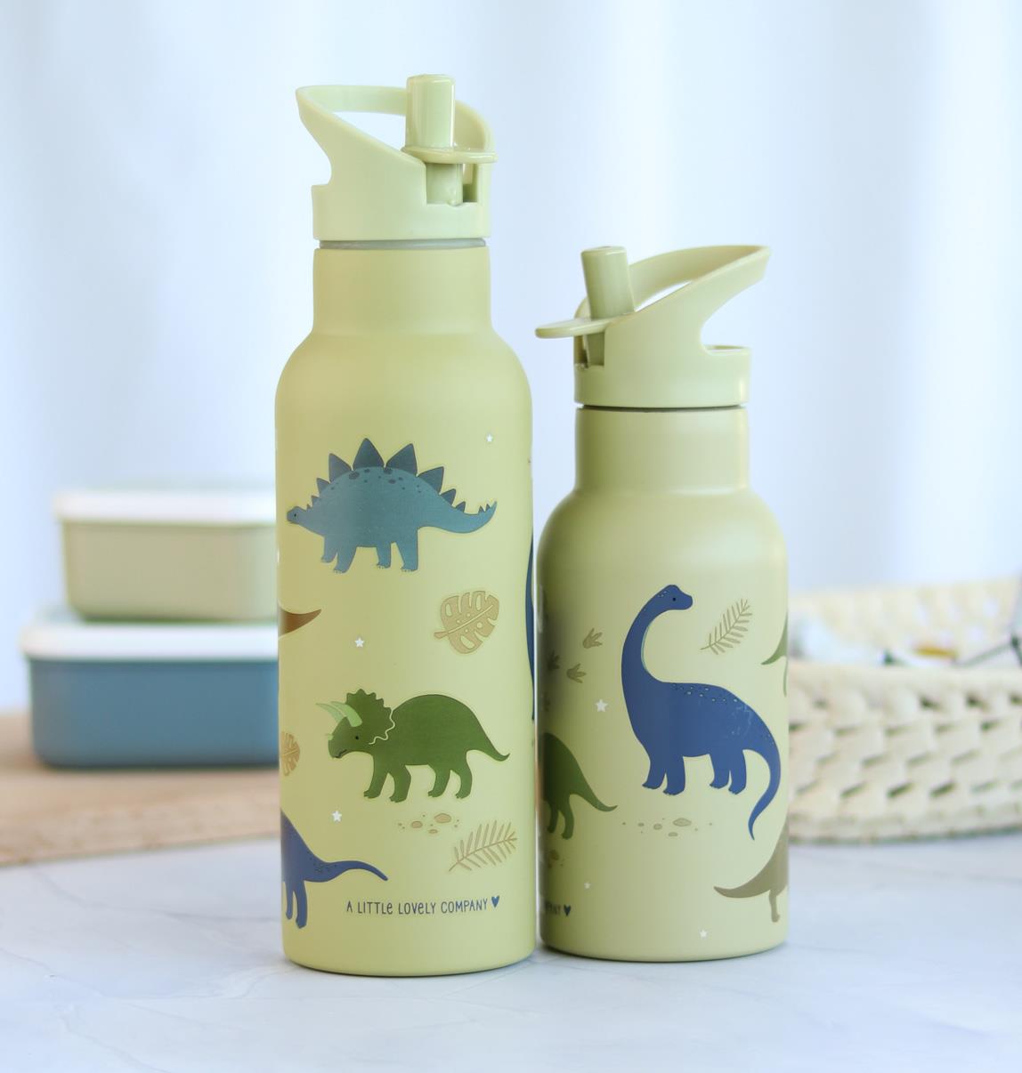 Termos Pipetli Suluk, Dinosaurs (500 ml) Kategorisiz A LITTLE LOVELY COMPANY