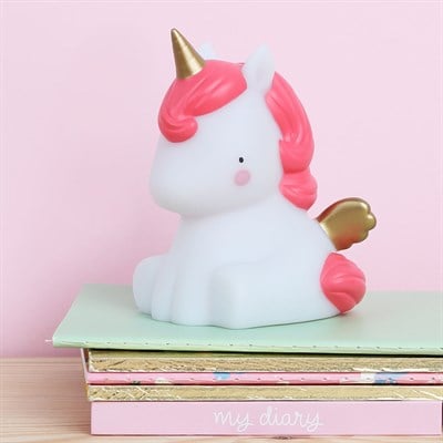 A Little Lovely Company Mini Unicorn Altın Lamba Aydınlatma