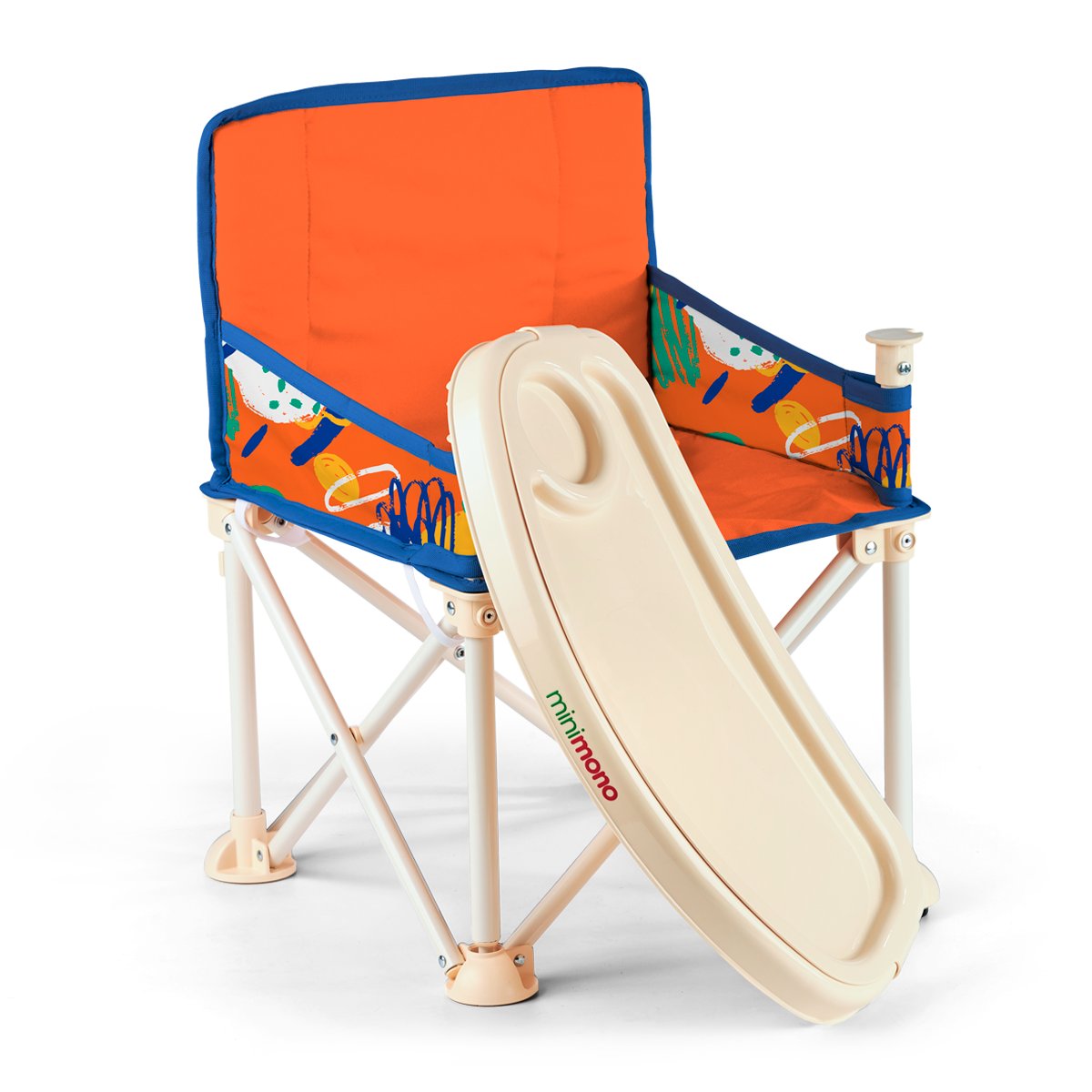 Minimono Plus Portatif  Mama Sandalyesi, Tuval Kategorisiz Minimono