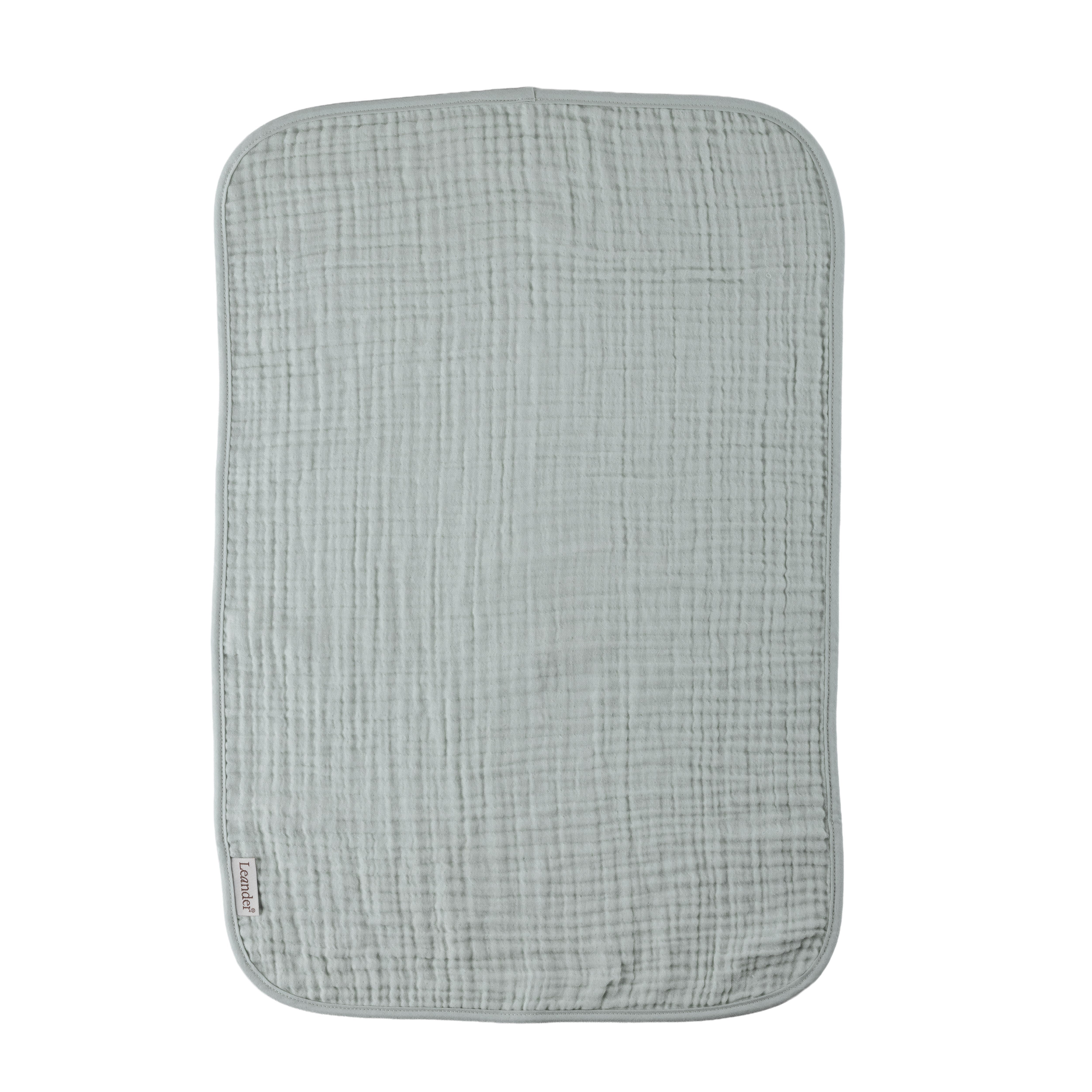 Leander Matty 2li Set Müslin Örtü, Pearl Grey / Sage Green Alt Açma Minderi LEANDER