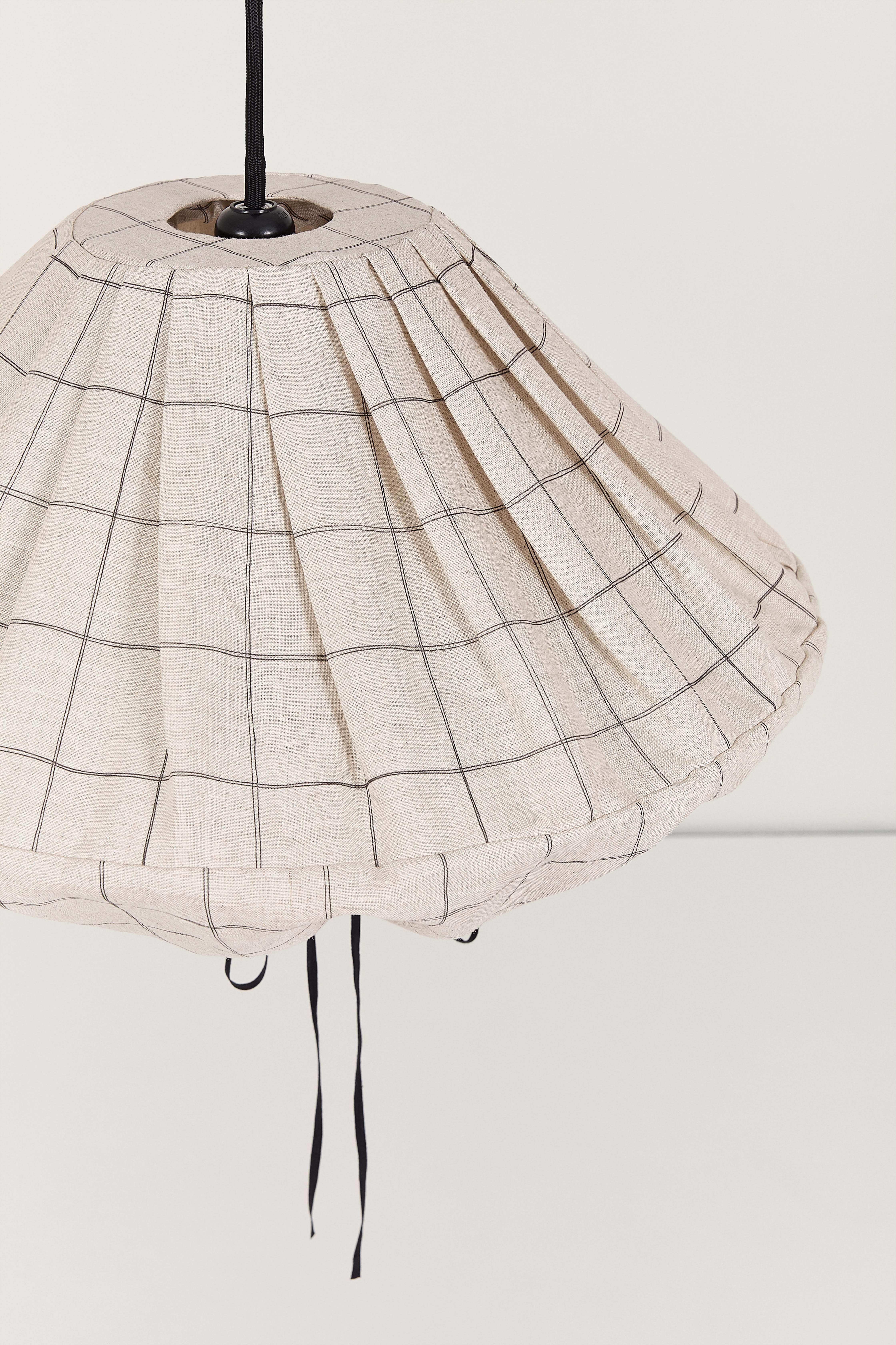 Nobodioz Yumi Aydınlatma Şapkası, 50cm çap, Charcoal Grid Kategorisiz NOBODINOZ