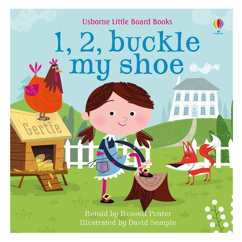 Baby Board Books 1- 2- Buckle My Shoe
