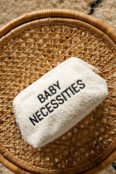 Baby Necessities Mini Bag Teddy White Mommy Bag ChildHome