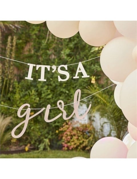 Baby Shower Asılan Süs - It's A Girl