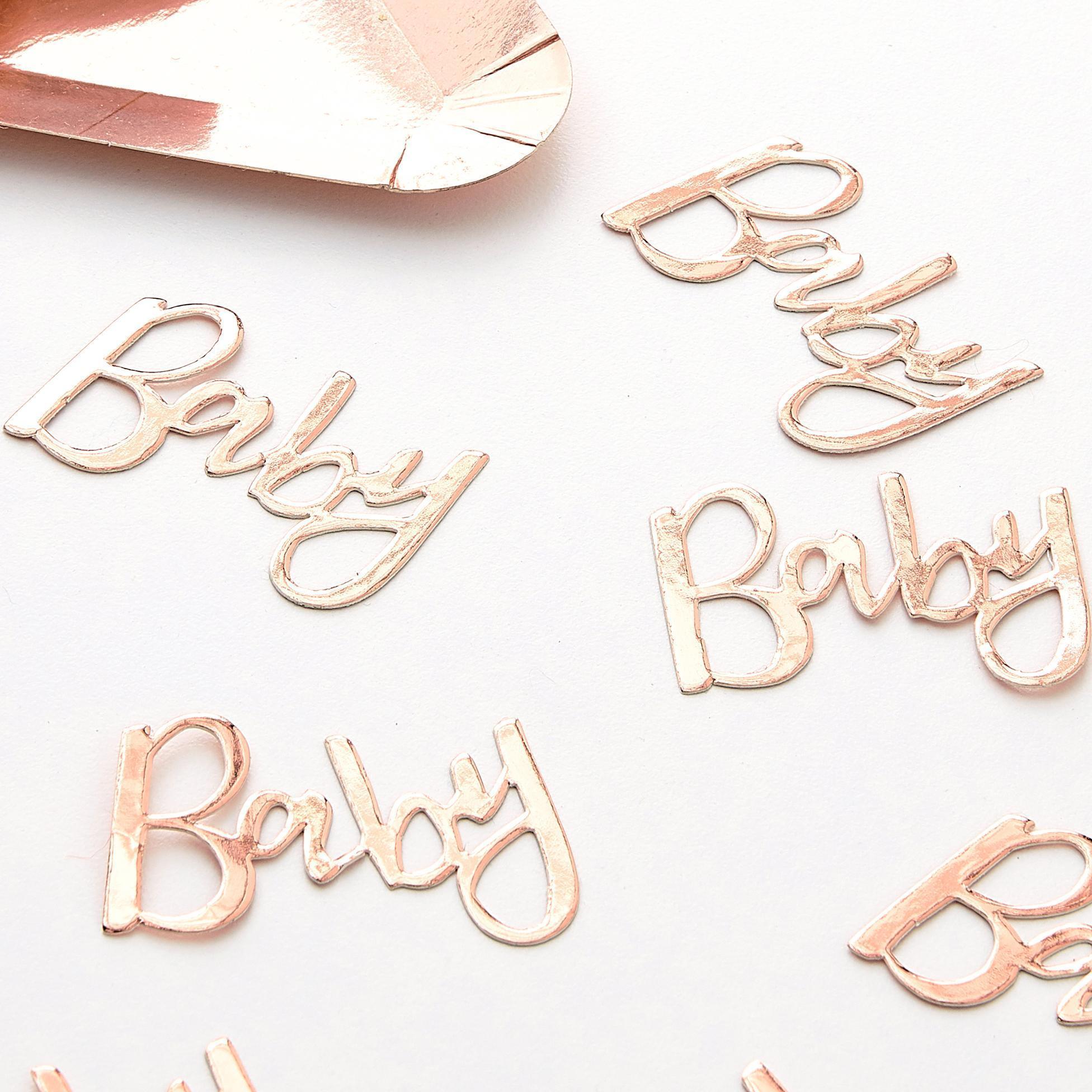 Baby Shower Konfeti - Rose Gold