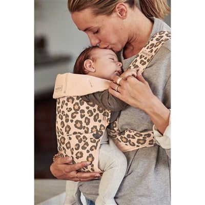 BabyBjörn Bliss Ana Kucağı & Kanguru Mini Cotton Yenidoğan Seti / Beige Leopard