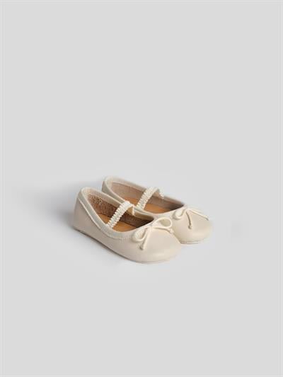 Ballerina Patik Bej Bebek Patik İpobomi
