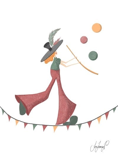 Beril Bozdoğan Art Poster, İpte Cambaz Tablolar