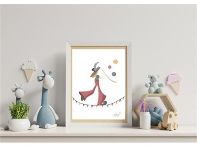 Beril Bozdoğan Art Poster, İpte Cambaz Tablolar