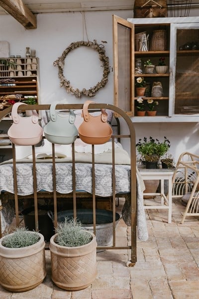 Bibs Bibs Overall Mama Önlüğü,  Blush Önlük ve Bereler