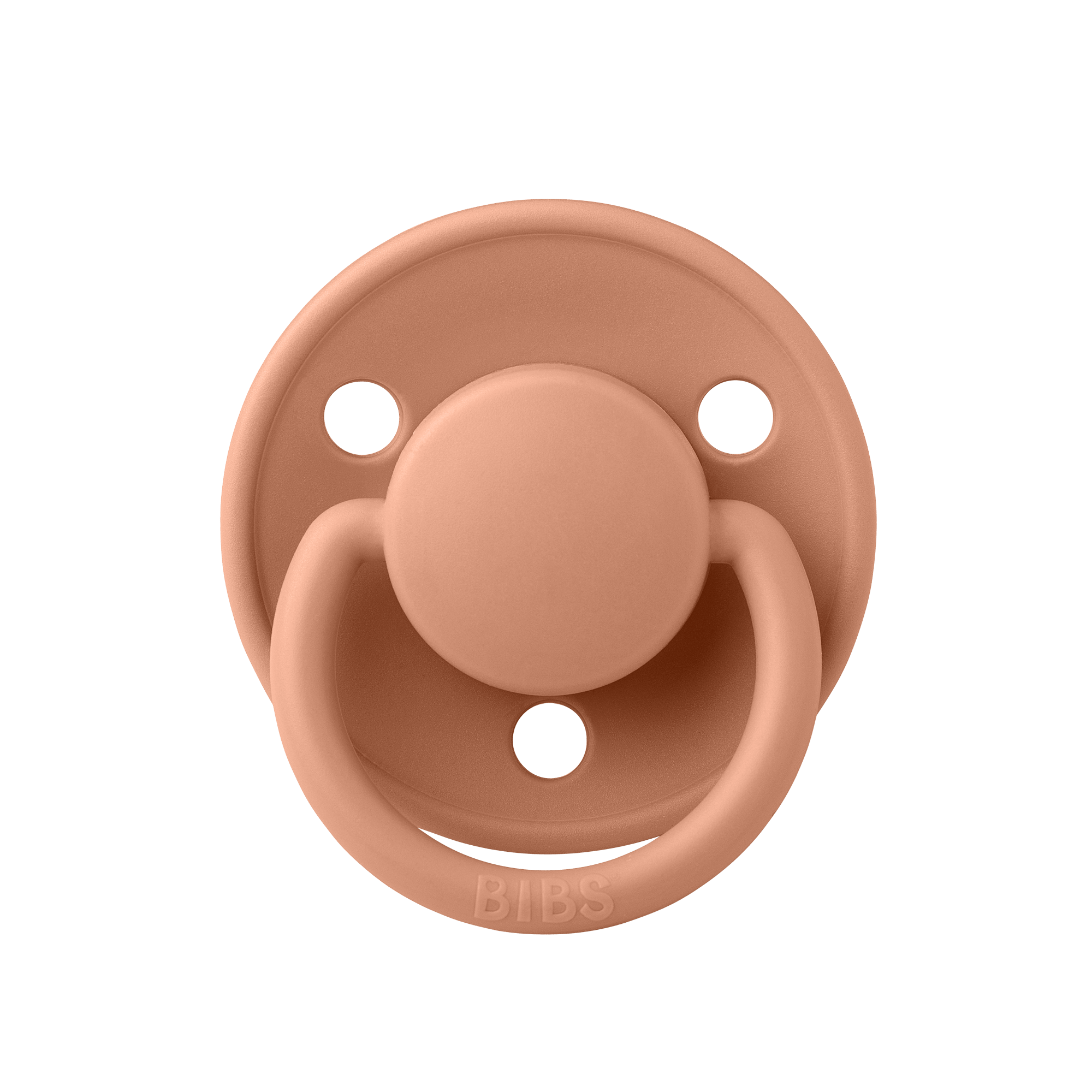 Bibs De Lux Kauçuk Emzik, Peach Emzik Bibs