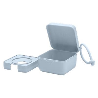 BIBS Emzik Kutusu,Baby Blue Emzik Bibs