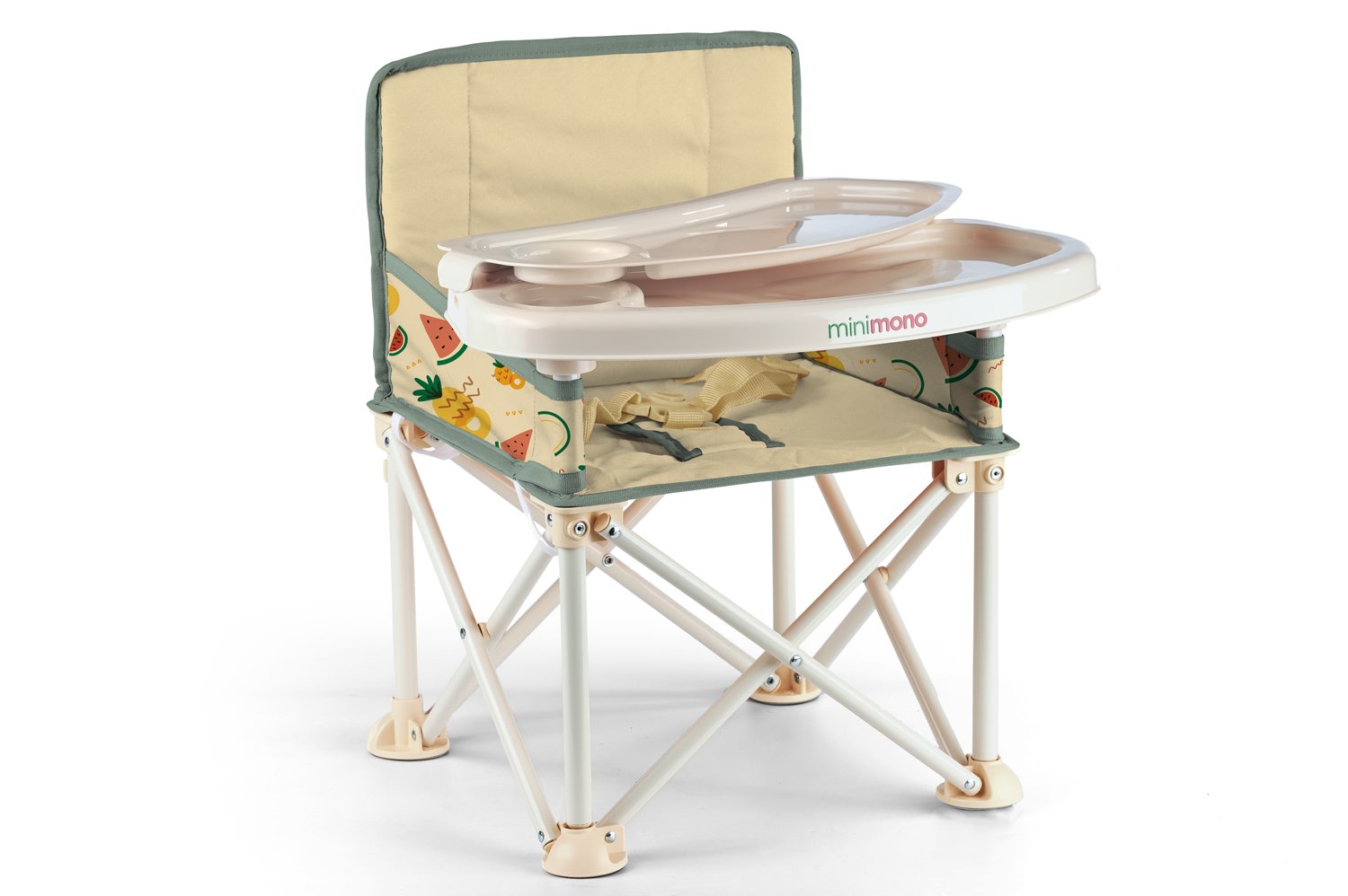 Minimono Plus Portatif  Mama Sandalyesi, Karpuz & Ananas Kategorisiz Minimono