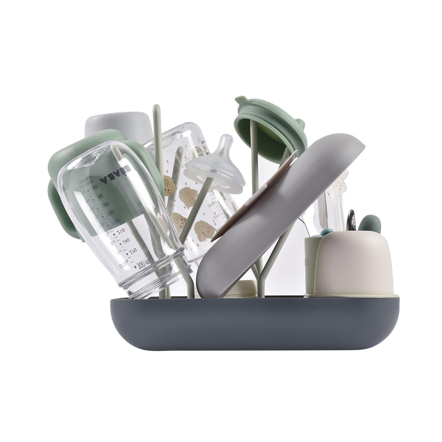 Forest Biberon Kurutma Standı, Misty/Mineral Kategorisiz Beaba