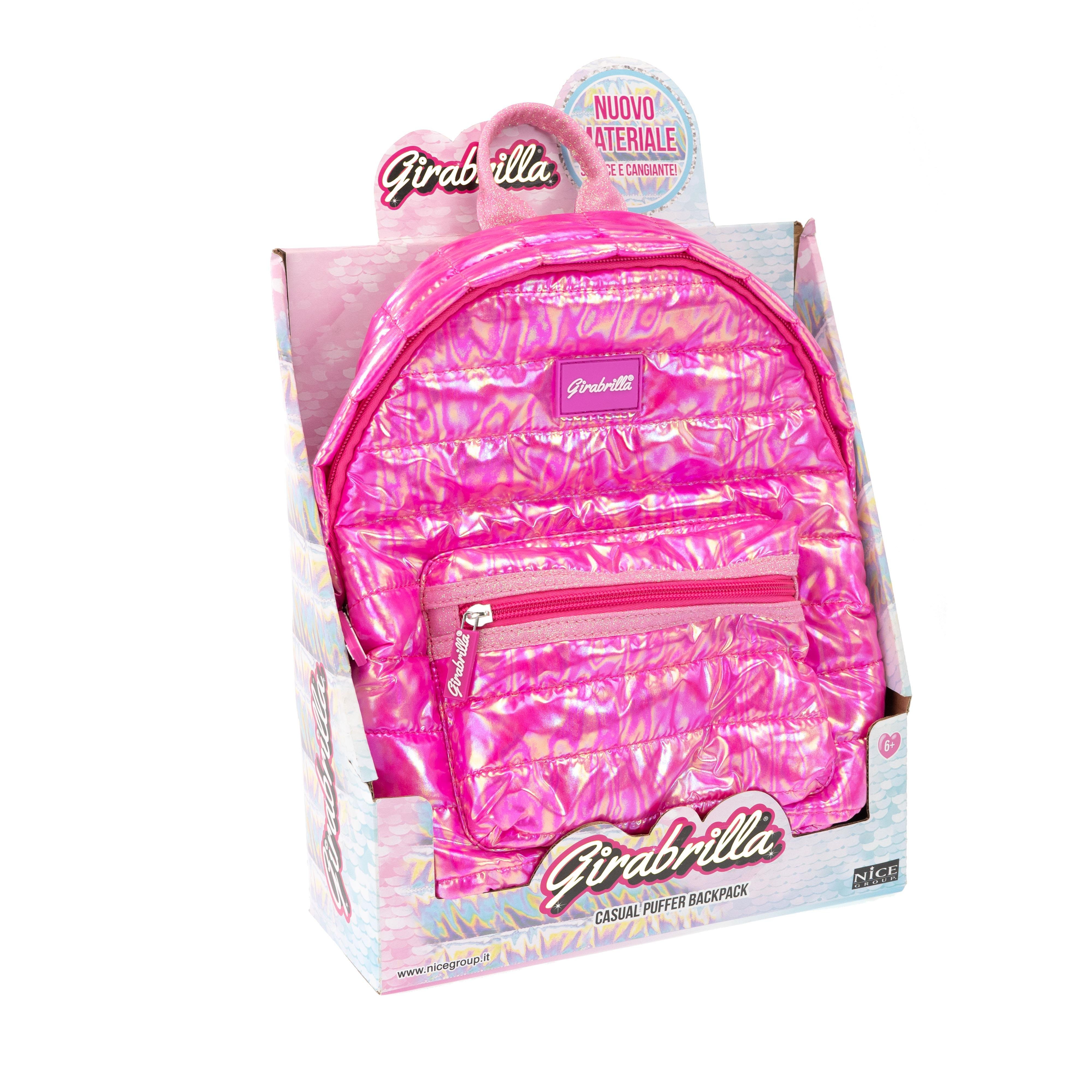 Puffer Casual Sırt Çantası, Fuşya Kategorisiz Girabrilla