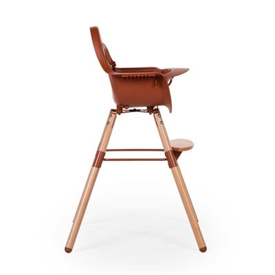 ChildHome Evolu 2 Mama Sandalyesi Rust + Ön tepsi ( Silikon Matlı)  Mama Sandalyeleri