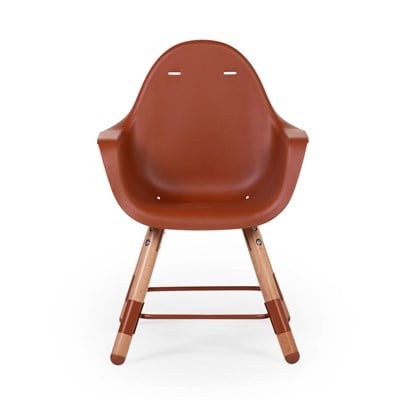 ChildHome Evolu 2 Mama Sandalyesi Rust + Ön tepsi ( Silikon Matlı)  Mama Sandalyeleri