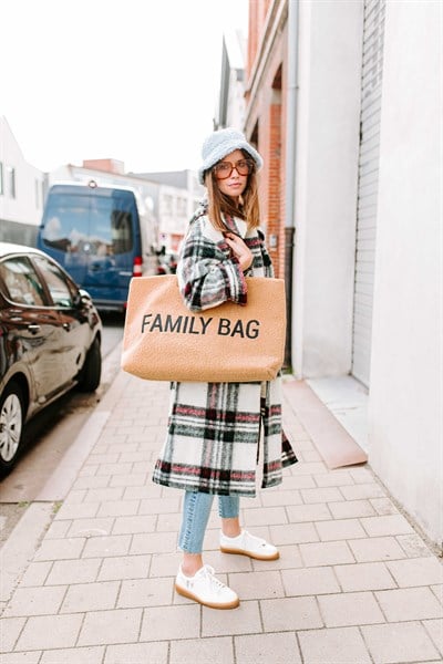 ChildHome Family Bag, Teddy Beige Mommy Bag