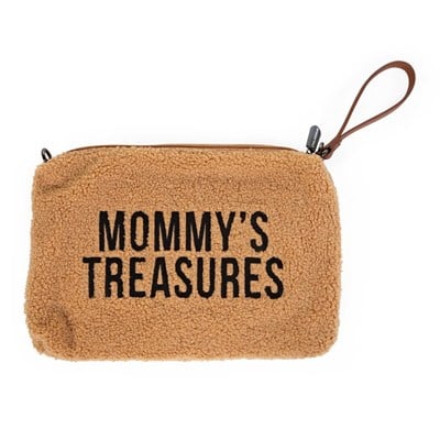 ChildHome Mommy Treasures Clutch Teddy Kahve Mommy Bag