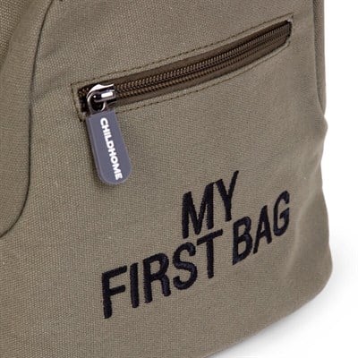 ChildHome My First Bag Çanta, Kanvas Haki Çocuk Çantası