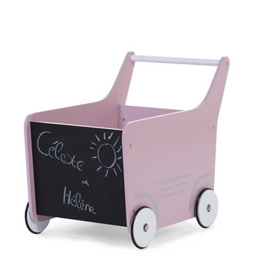 ChildHome Oyuncak Arabası & Yürüteç, Pembe Mini Mobilyalar