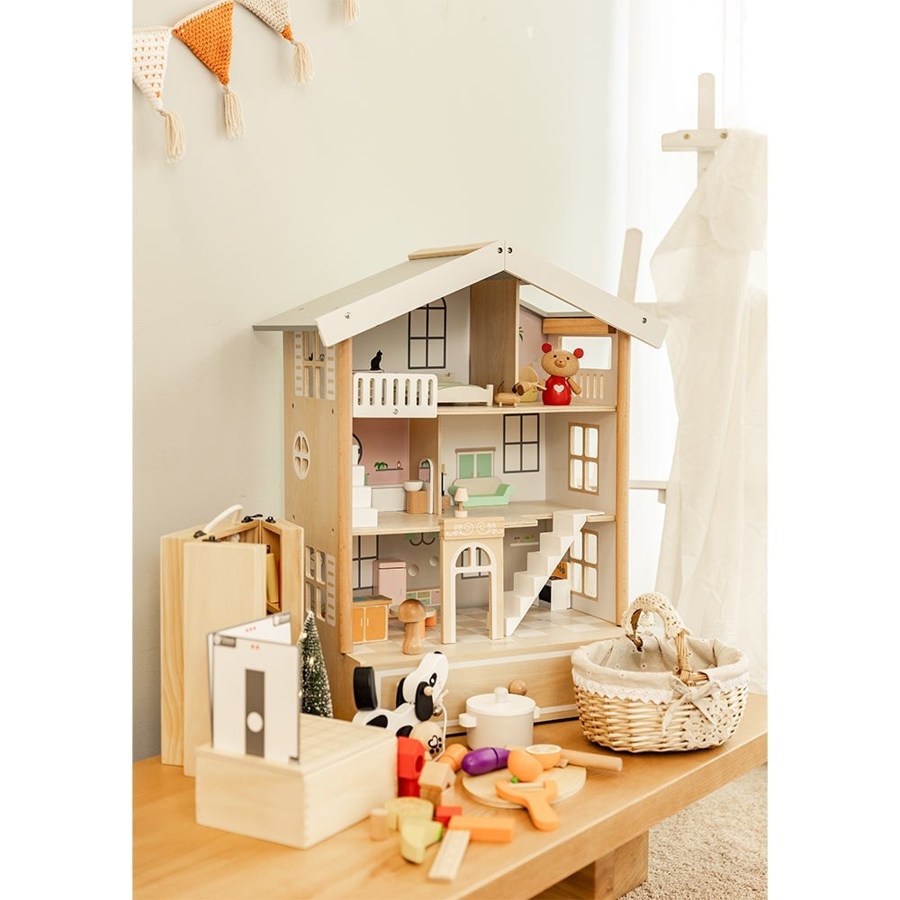 Classic World Ahşap Happy Bebek Evi