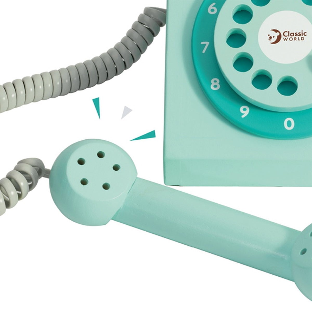 Classic World Ahşap Oyuncak Telefon