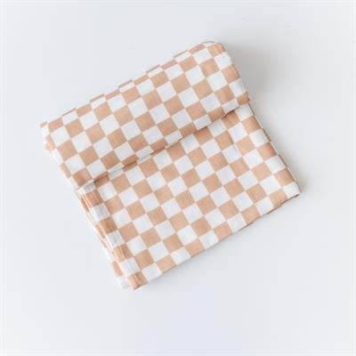 Çok Amaçlı Organik Müslin Örtü ,Kahve Dama Havlu & Bornozlar Mama Yoyo Baby & Kids