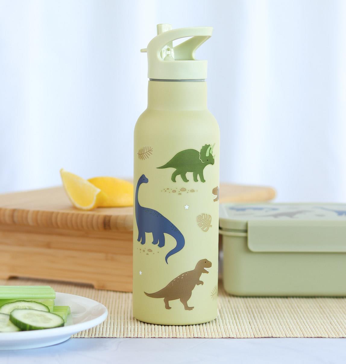 Termos Pipetli Suluk, Dinosaurs (500 ml) Kategorisiz A LITTLE LOVELY COMPANY