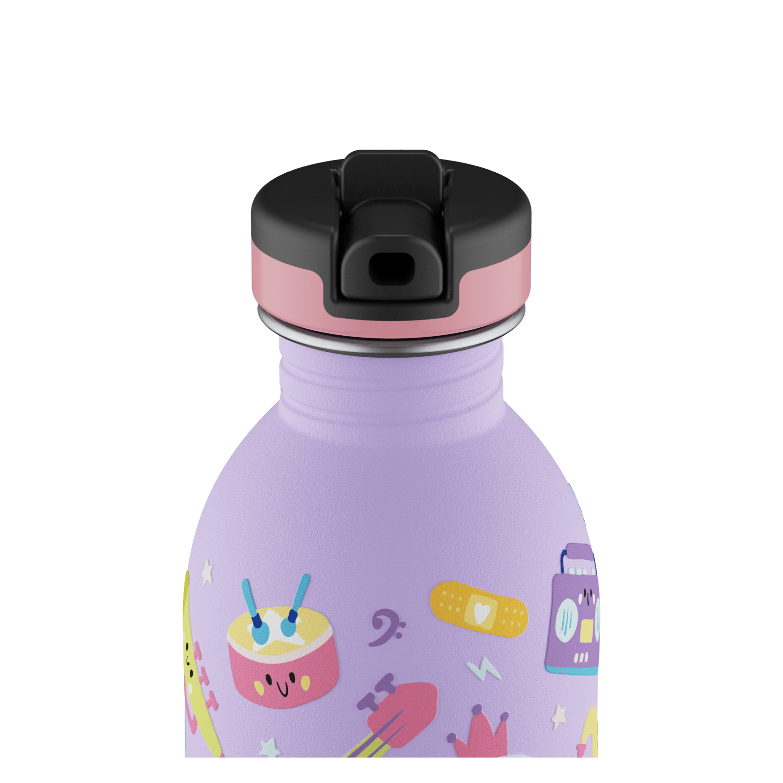 24Bottles Kids Bottle Pipetli Paslanmaz Çelik Çocuk Su Matarası 250 ml, Music Friends Kategorisiz 24Bottles