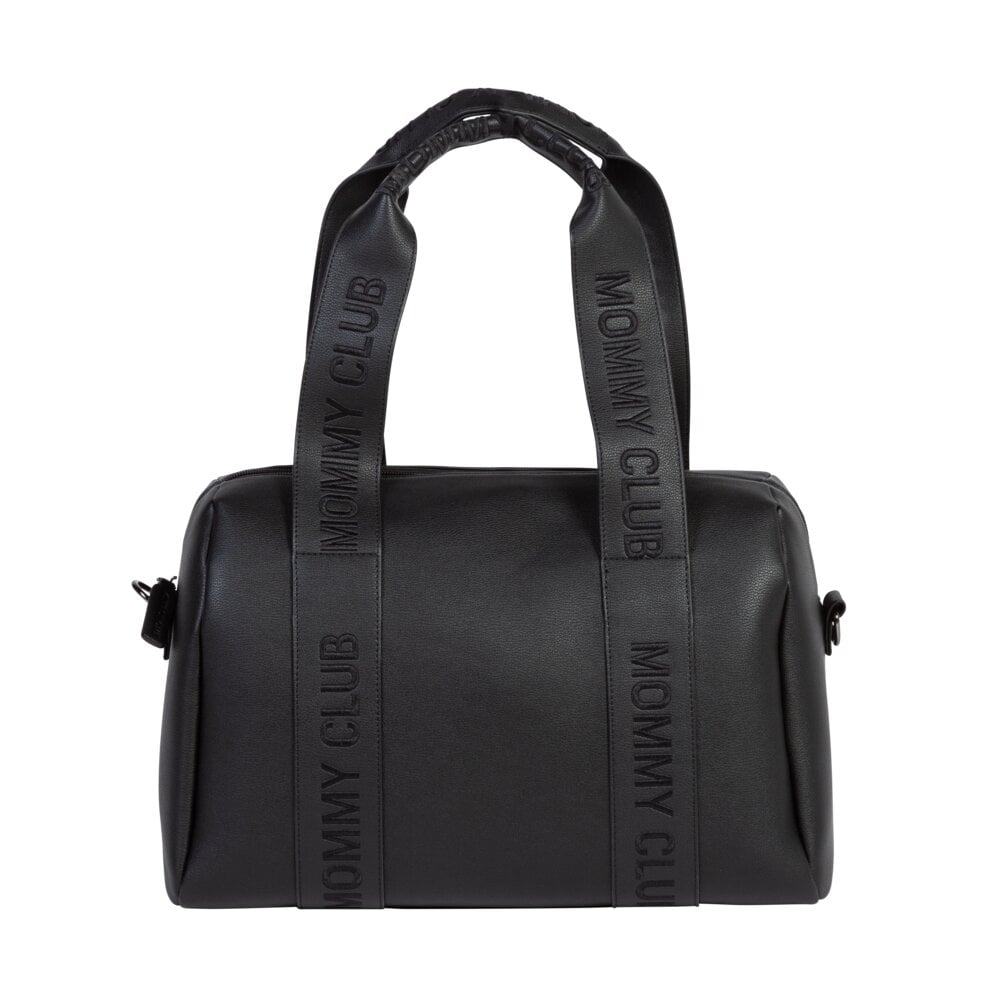 Mommy  Club Bag, Vegan Deri Siyah Mommy Bag Childhome