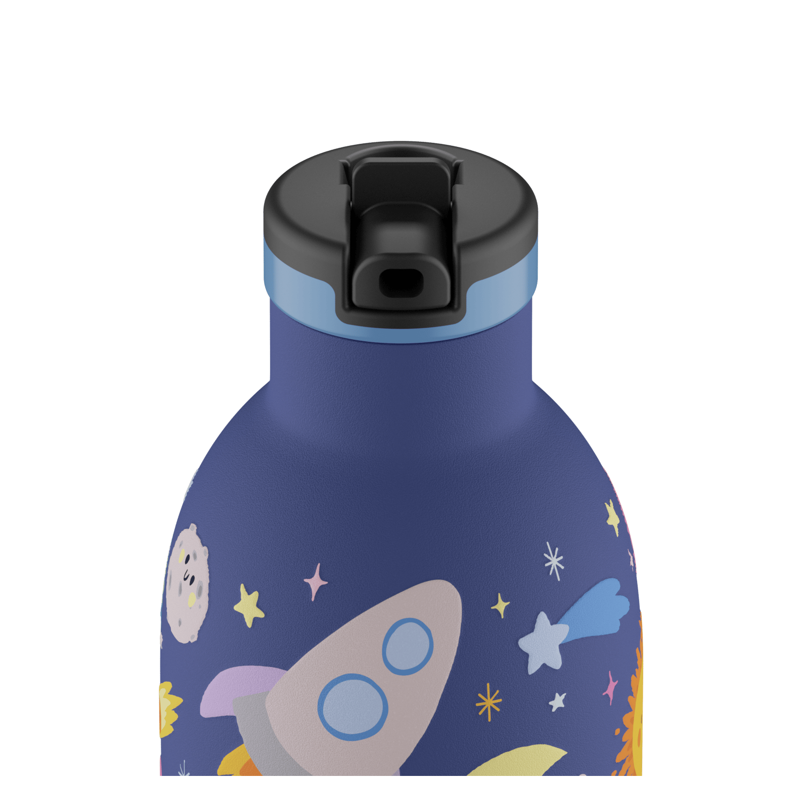 24Bottles Kids Bottle Pipetli Paslanmaz Çelik Termos 330 ml, Space Friends Kategorisiz 24Bottles