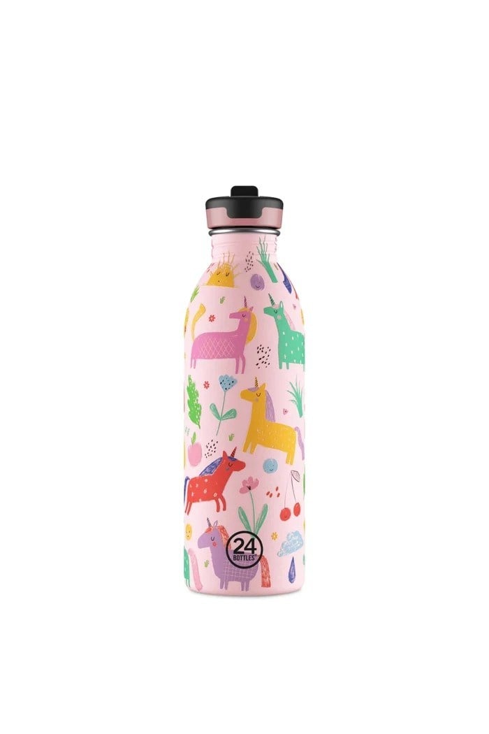 24Bottles Kids Bottle Pipetli Paslanmaz Çelik Çocuk Su Matarası 500 ml, Magic Friends Kategorisiz 24Bottles