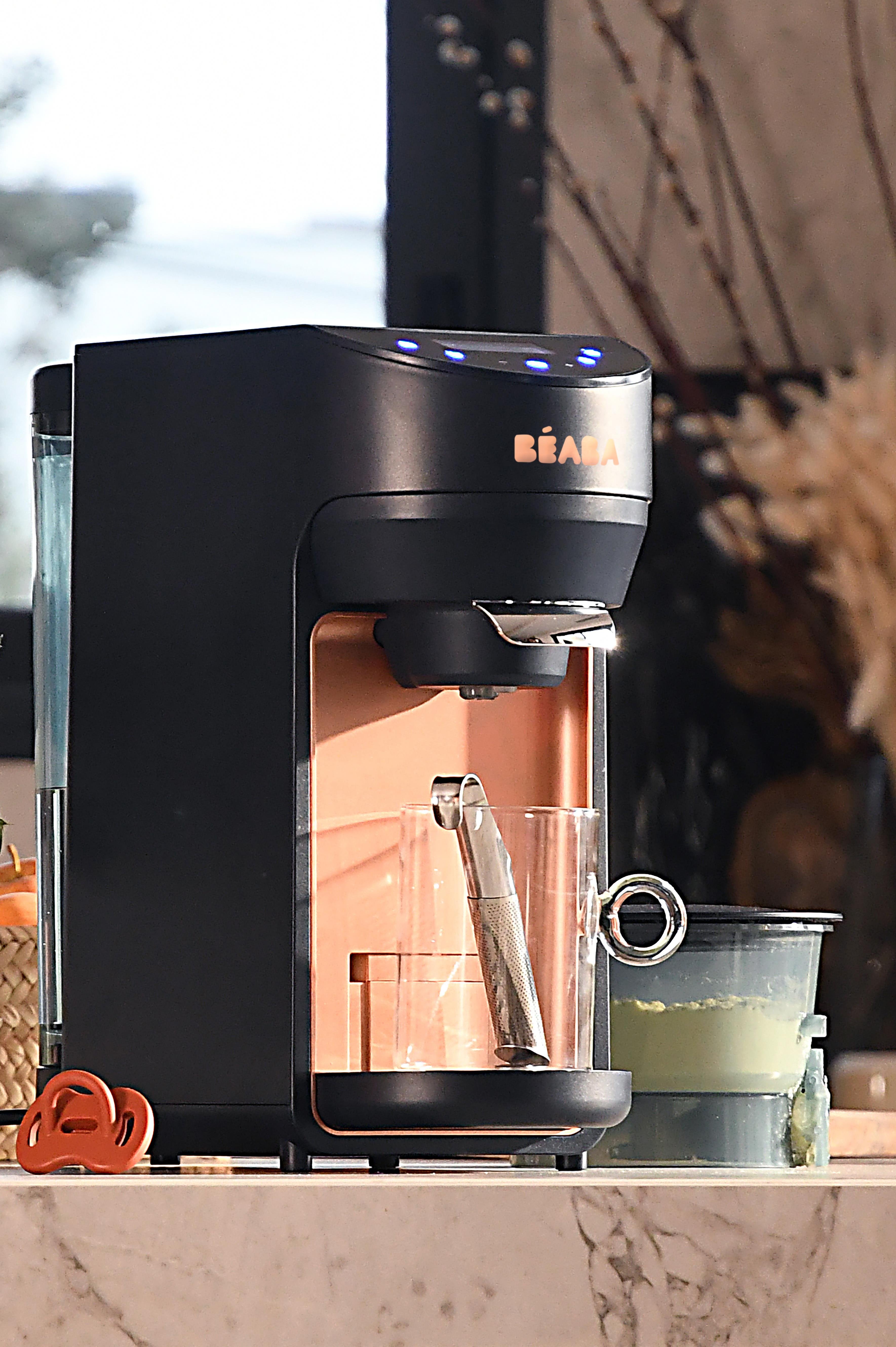 Milkeo Plus Otomatik Mama Hazırlayıcı, Night Blue Buharlı Pişirici Beaba