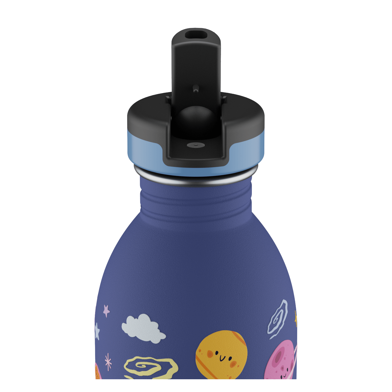 24Bottles Kids Bottle Pipetli Paslanmaz Çelik Çocuk Su Matarası 500 ml, Space Friends Kategorisiz 24Bottles
