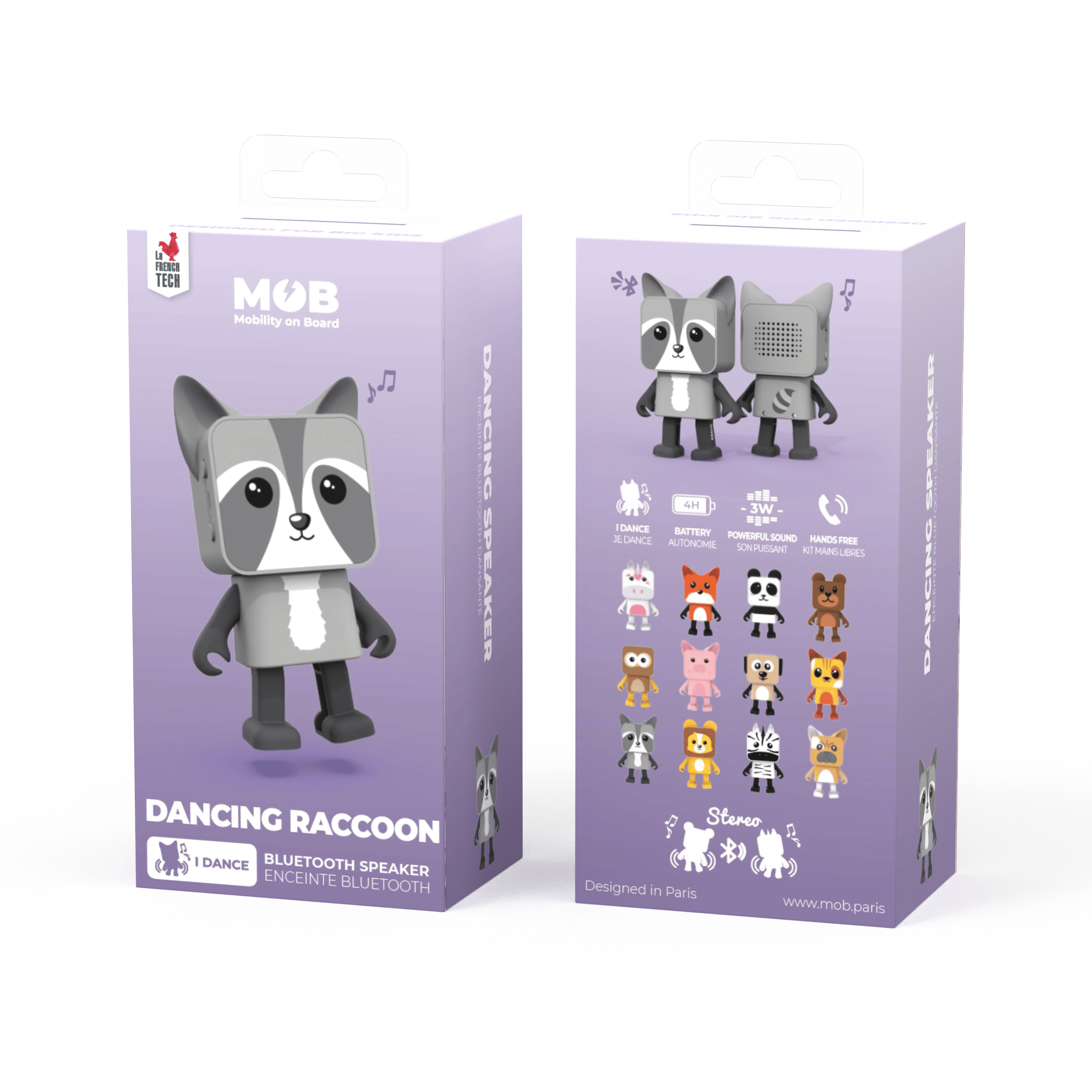 Dans Eden Hayvanlar Bluetooth Hoparlör - Rakun Kategorisiz MOB