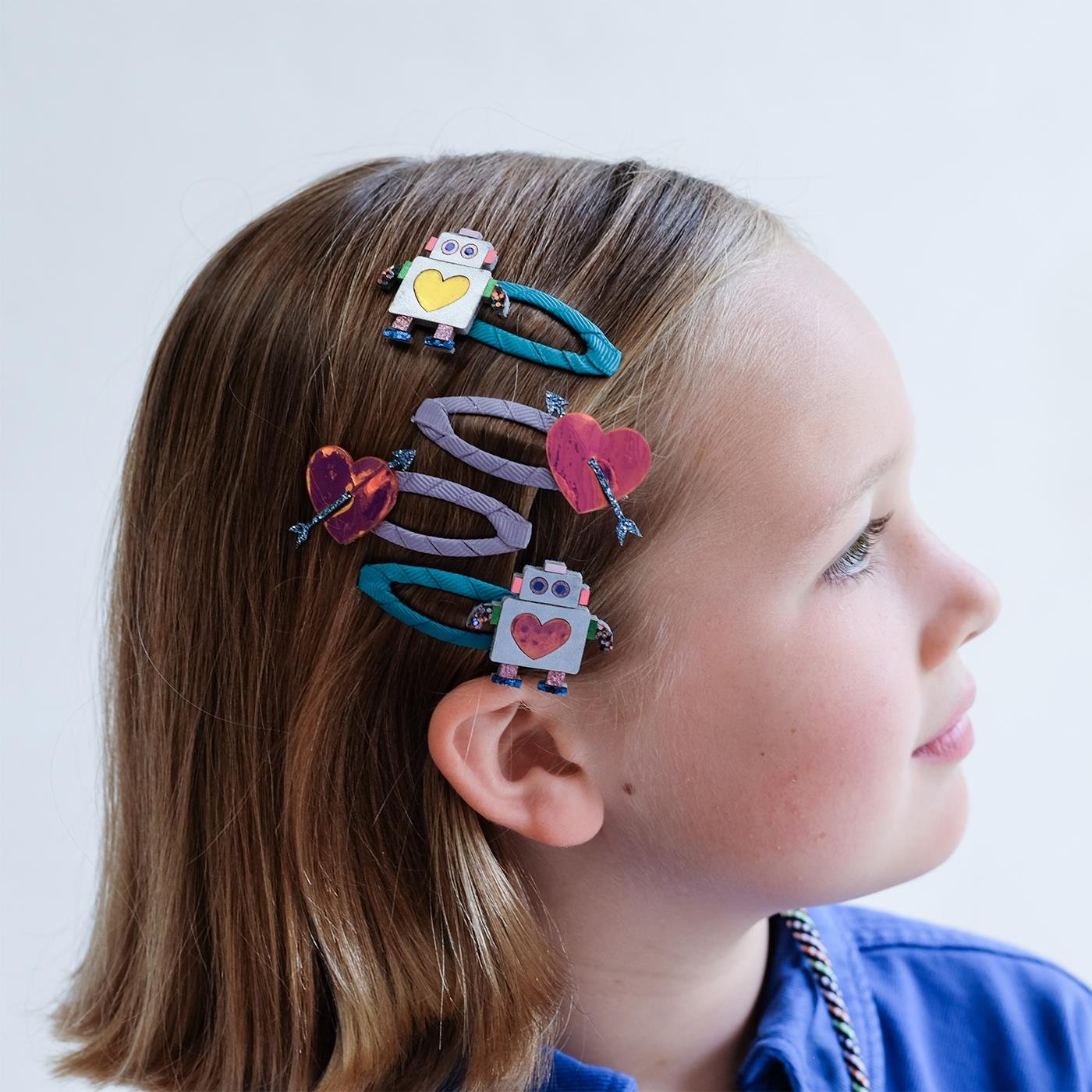 Mimi & Lula Robot Clip 4’lü Toka Kategorisiz Mimi & Lula