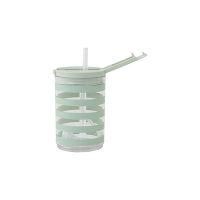 Design Letters Design Letters Tritan Pipetli Suluk, Mint Çizgili Beslenme