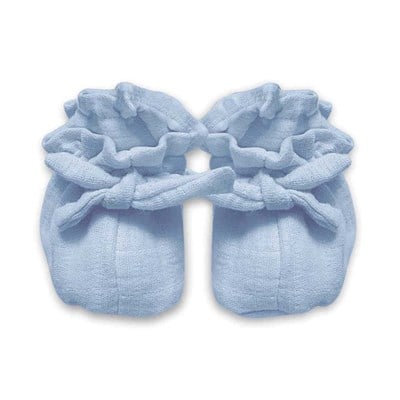 Deux  Lapins Endless Blue Müslin Bebek Patik Bebek Patik